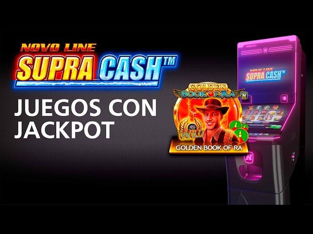 GOLDEN BOOK OF RA - JUEGO CON JACKPOT DE NOVO LINE SUPRA CASH