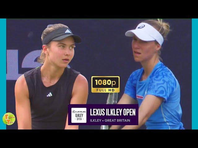 Iva Jovic vs Viktorija Golubic Extended Highlights ꟾ Lexus Ilkley Open 2025 ꟾ Semifinal