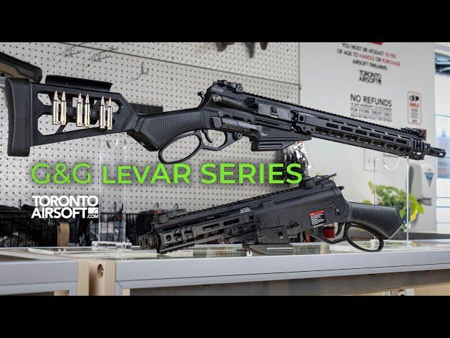 In depth look at the G&G LevAR. Lever action gas rifle, AEG Upper.