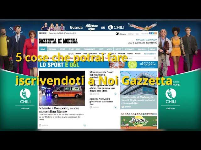 Noi gazzetta di Modena le 5 cose che puoi fare