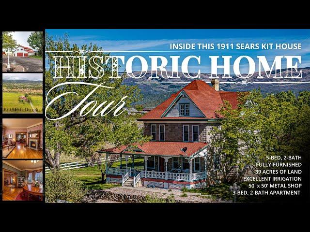 Historic Home in Colorado | 1911 "Sears Kit House" on 39 Acres | Luxury Property For Sale