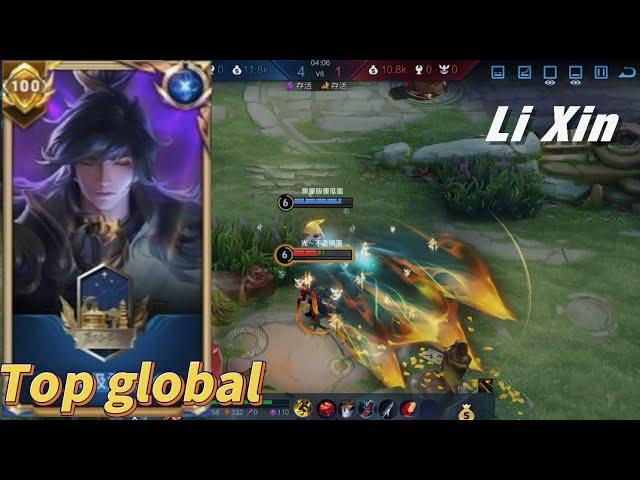 Top global Li Xin gameplay｜Honor of Kings