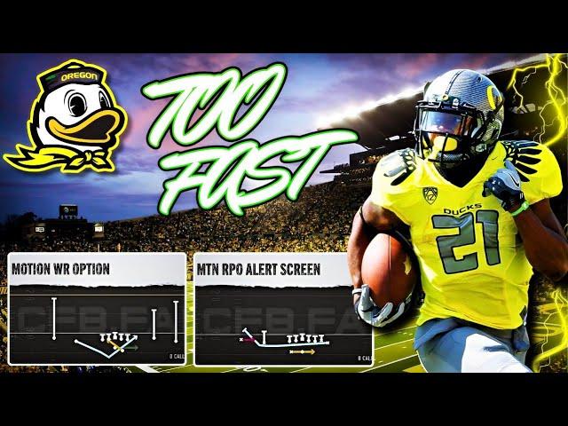 UNLEASHING Chip Kelly’s Oregon BLUR Offense in EA College Football 25 – SPEED Redefined!"