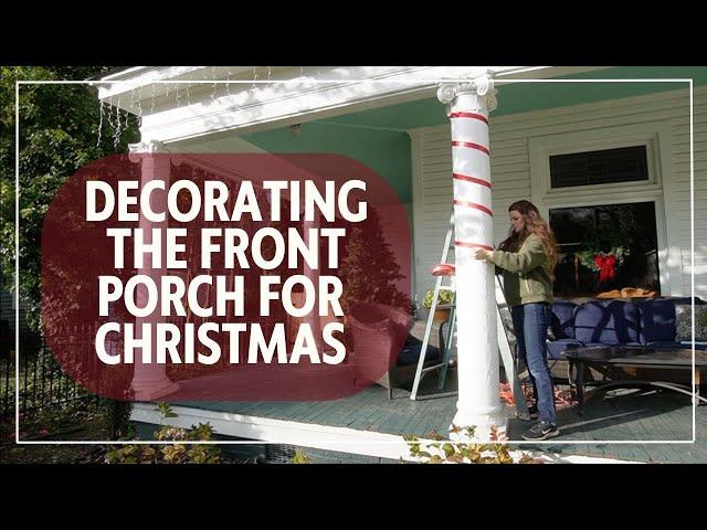 DECORATING THE OUTSIDE OF THE HOUSE FOR CHRISTMAS!