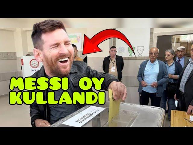 Messi 2.Turda Oy Kullanıyor, Erdoğan mı Kılıçdaroğlu mu? Messi Türkçe Konuşuyor