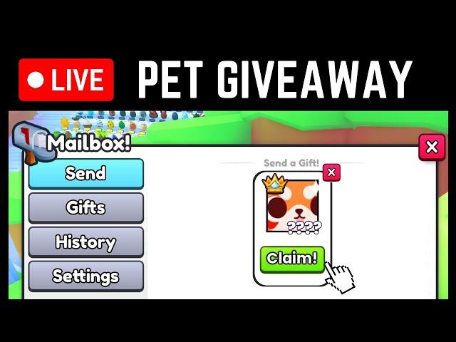  LIVE  - FREE HUGES In Pet Simulator 99! |Giveaways|REAL