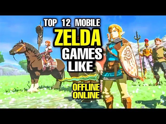 Top 12 ZELDA android games | Best games like Zelda mobile (Best Single Player Adventure)