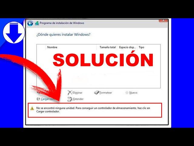  NO SE ENCONTRO NINGUNA UNIDAD, CONSEGUIR CONTROLADOR WINDOWS -  SOLUCIÓN 