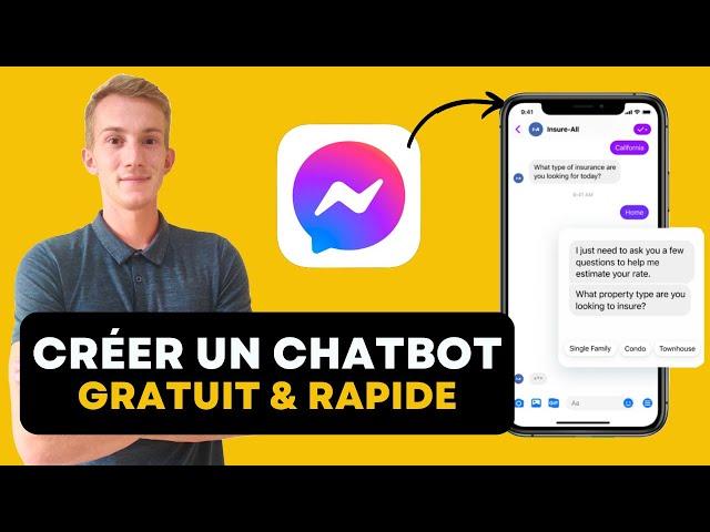 CRÉER UN CHATBOT MESSENGER (Gratuit, tuto Manychat 2023)