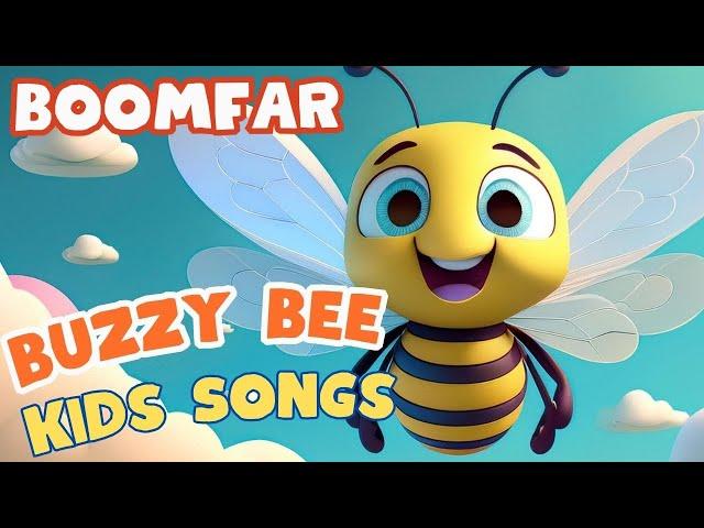 Buzzy Bee Children Song | BOOMFAR Nursery Rhymes & Kids Songs