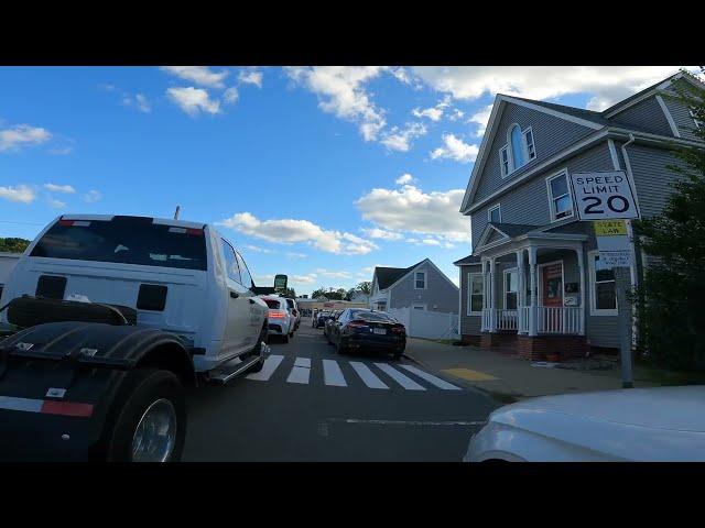 Woburn MA Bike Ride Downtown to Horn Pond Bike Path