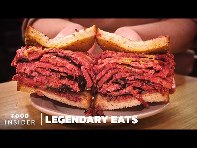 Katz's Makes New York's Most Legendary Pastrami On Rye | Legendary Eats