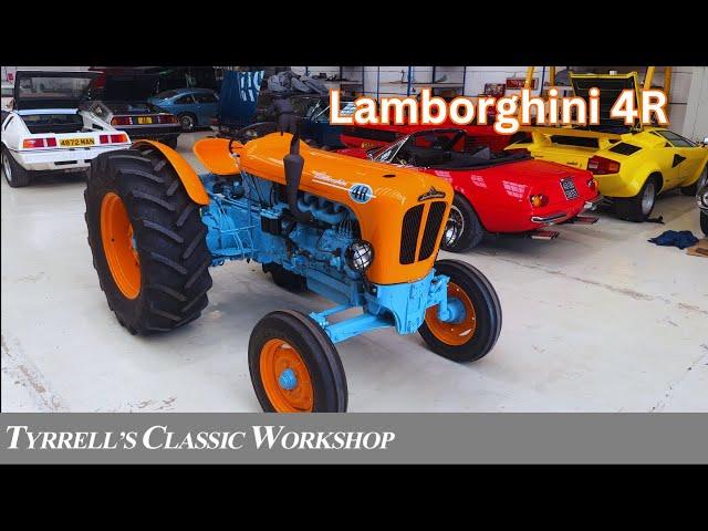 Lamborghini 4R Tractor-a stunning and rare piece of Lamborghini history | Tyrrell's Classic Workshop