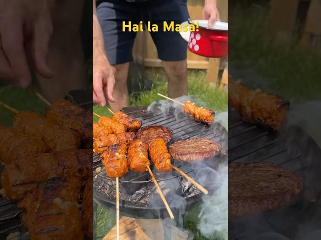 Foame Mare #bbq #vlog  #kebab #mancare