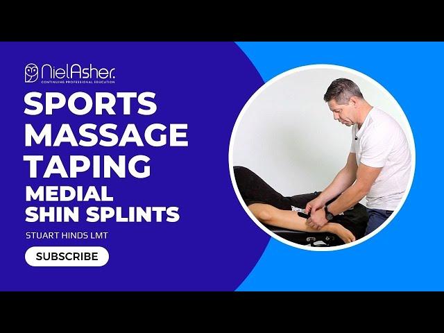 Shin Splints - Taping for Shin Splints Medial Tibial Stress Syndrome / Periostitis