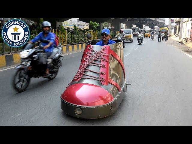 Largest Collection of Wacky Vehicles - Guinness World Records