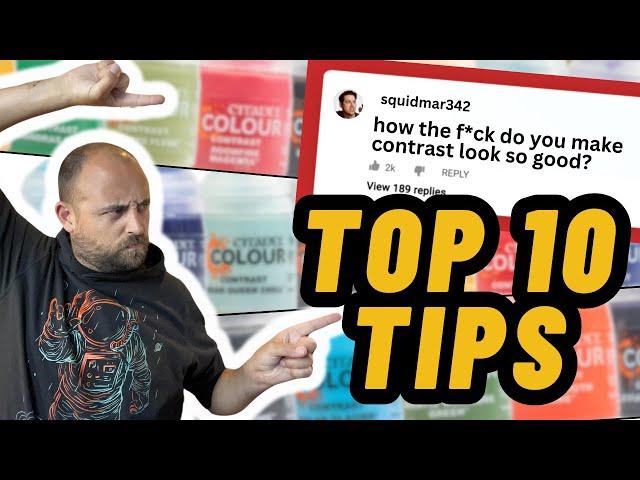 How To Use Contrast Paints!