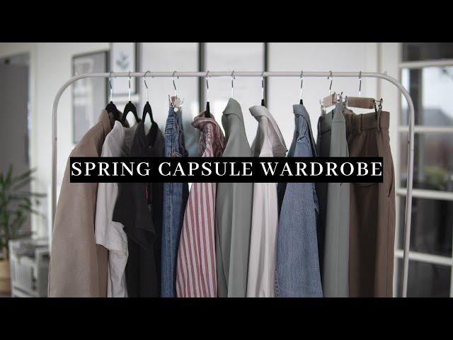 Spring capsule wardrobe | 40 items, casual style | soft colour type palette