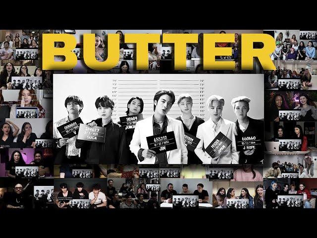 BTS (방탄소년단) 'Butter' MV Reaction Mashup 4K