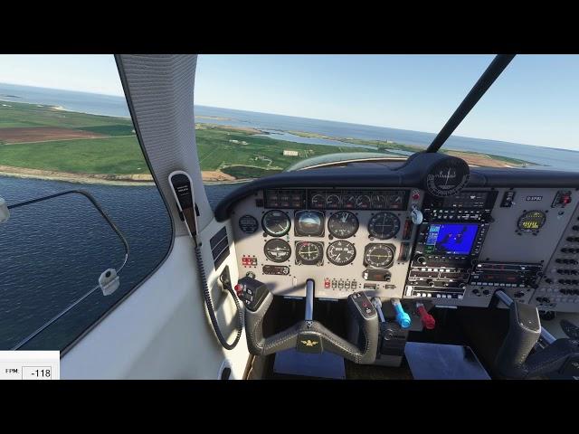 ️WINDY Westray - Papa Westray landing training - Mooney M20R️