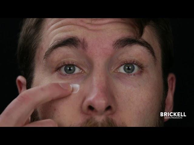 Brickell Men's Products - Restoring Eye Cream for Men Tutorial