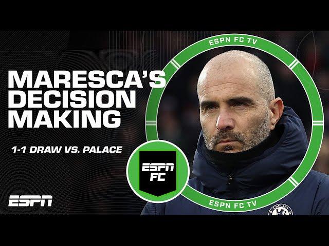 I EXPECTED MORE out of Enzo Maresca ️ - Shaka is BAFFLED by Chelsea's decision making | ESPN FC