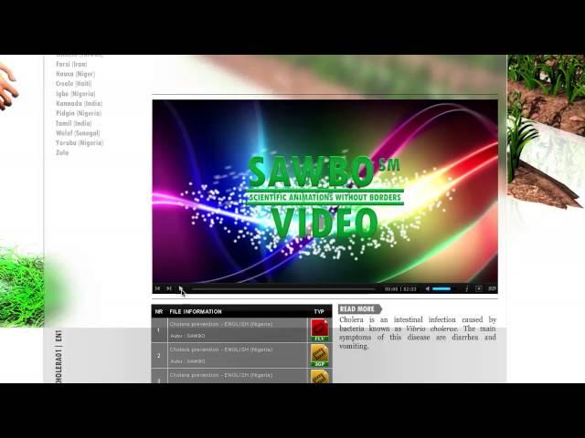Full website walk through - Scientific Animations Without Borders (SAWBO™)