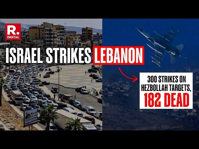 IDF Video Shows Airstrikes On 'Infrastructure of Hezbollah Built Up' In Lebanon, 100 Killed | Israel