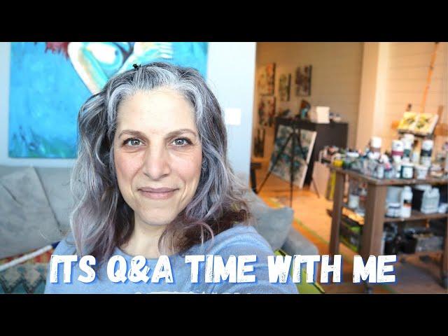 Q&A WITH ABSTRACT ARTIST LORI MIRABELLI - Acrylic Abstract Painter