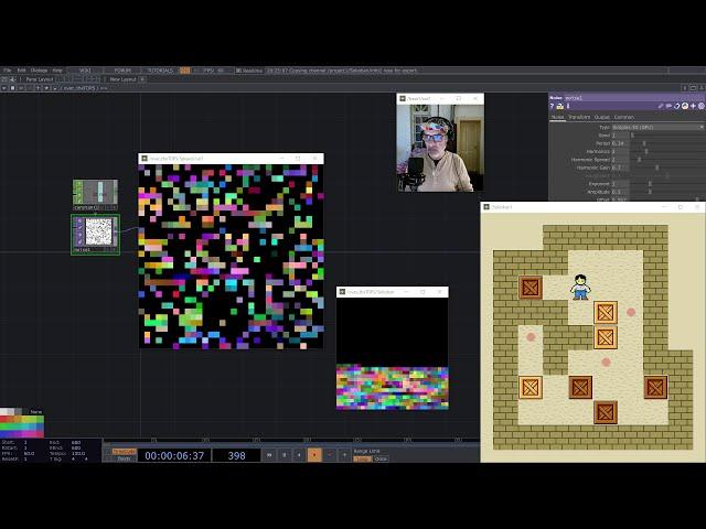 sokoban with pixels in TouchDesigner