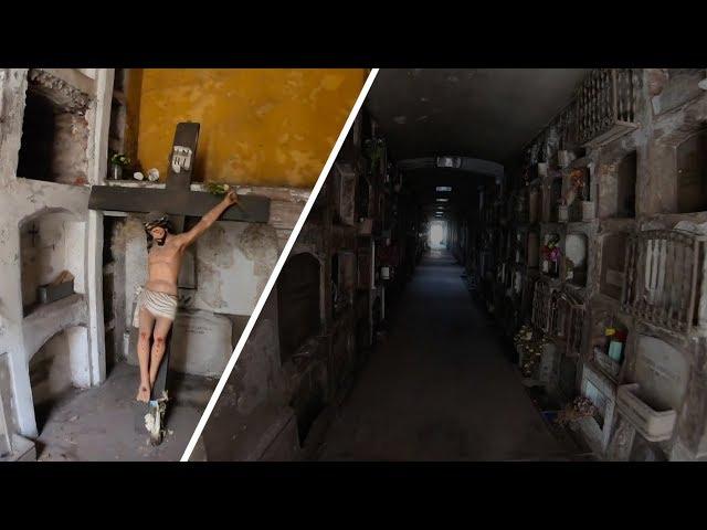 Cementerio Católico abandonado y catacumbas 4K | Urbex chile - GoPro Hero7 Black