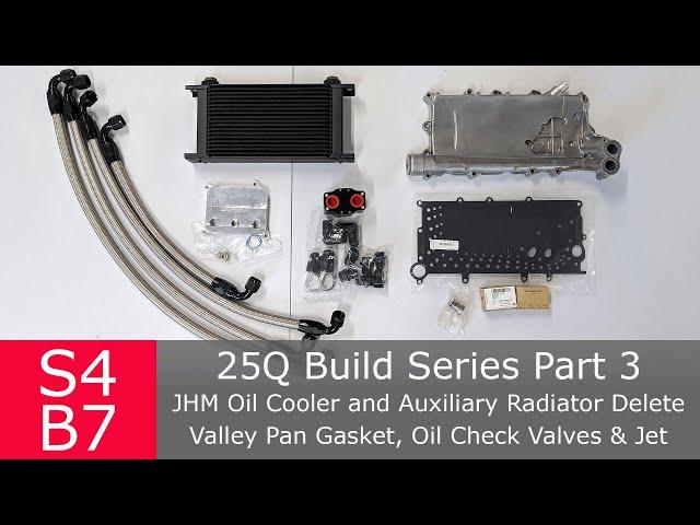 JHM Oil Cooler & Auxiliary Rad Delete Install | Valley Pan Replacement | Audi S4 4.2 B7