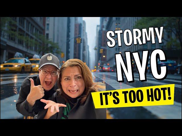 LIVE • Storms arrive in NYC! #NYC #travel