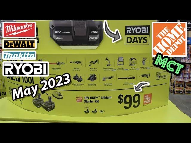 Ryobi Days are FINALLY here at The HOME DEPOT