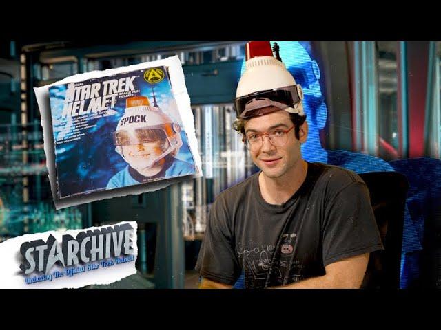 Unboxing The Official Star Trek Helmet with Ethan Peck | Star Trek Archive