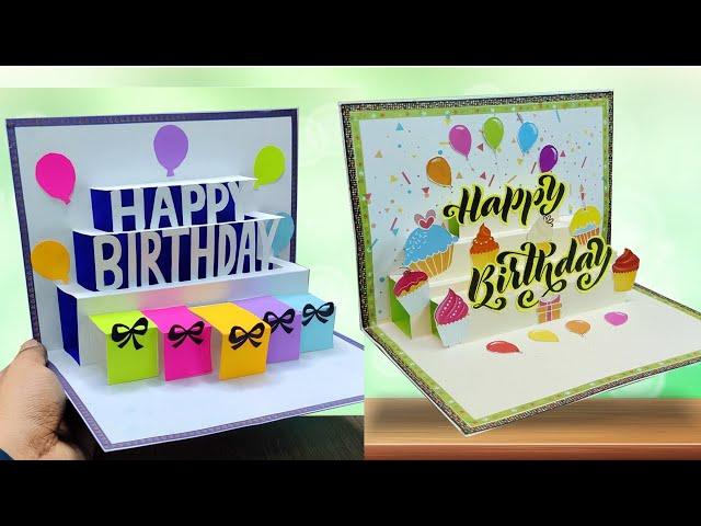 Easy Birthday Card  for Loved ones | DIY - 3D Birthday Card | Pop-Up Birthday Card