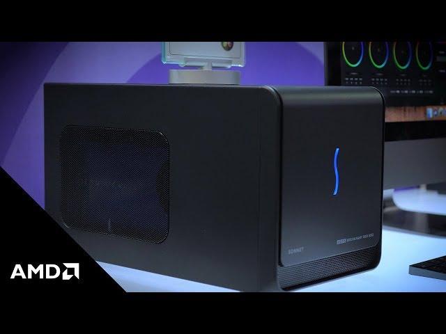 Thunderbolt3 eGPU Solutions from Sonnet and AMD Radeon Pro