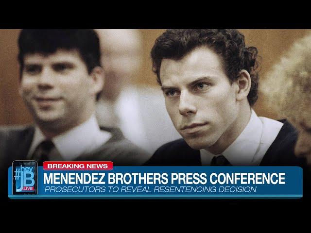 #NOW: Menendez Brothers Press Conference | Prosecutors decision on resentencing Erik & Lyle Menendez