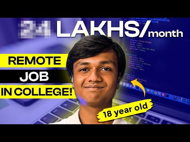 How To Get a Remote Job From a Tier-3 College | #136 The Sanskar Show