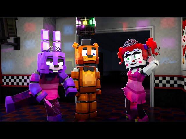 [FNAF] Bonnie and Circus Baby dancing to SugarCrash! (Bemax Remix) FULL 1 HOUR