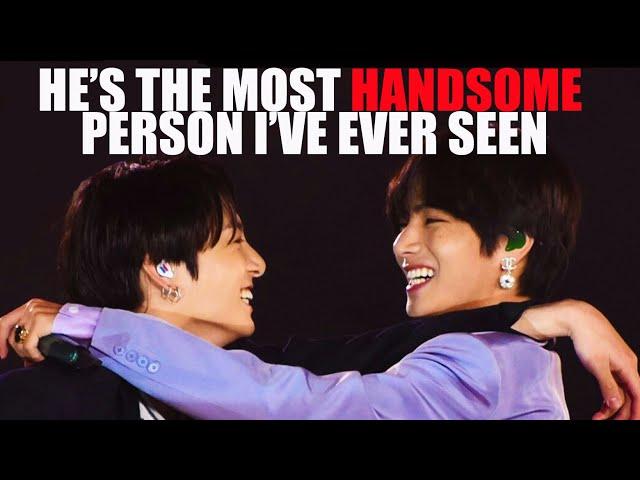 Jungkook telling Taehyung how handsome he is ... over and over again (BTS Taekook)