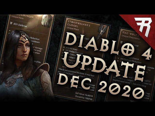 Massive Diablo 4 Itemization News: Quarterly Update
