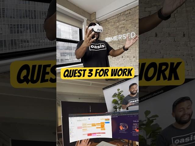 Unboxing the Meta Quest 3 for work. #meta #virtualreality #vr #workinvr #immersed #immersedvr