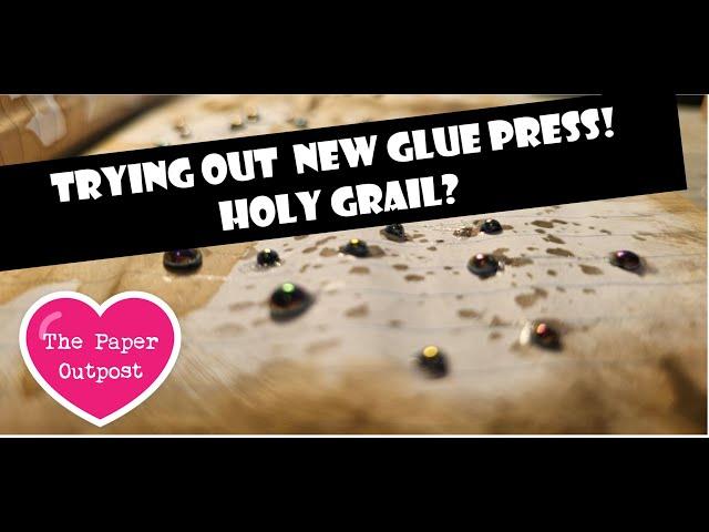 NEW GLUE PRESS! Is it the ANSWER? New Sweet Petunia Glue Press! Not Sponsored. The Paper Outpost!