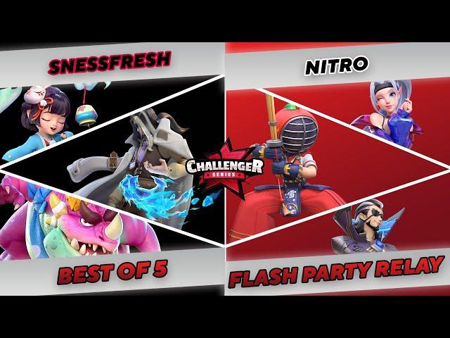 Flash Party NA Challenger Series 6 [Winners Final] SnessFresh Vs. Nitro