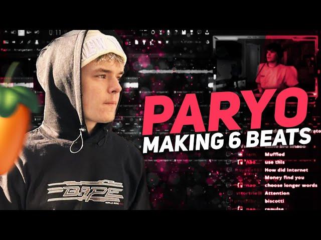 PARYO MAKING 6 INSANE BEATS FROM SCRATCH 