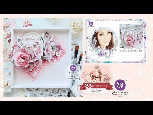 25 & PEPPERMINT - Mixed Media Tutorial by Sanna Suomalainen