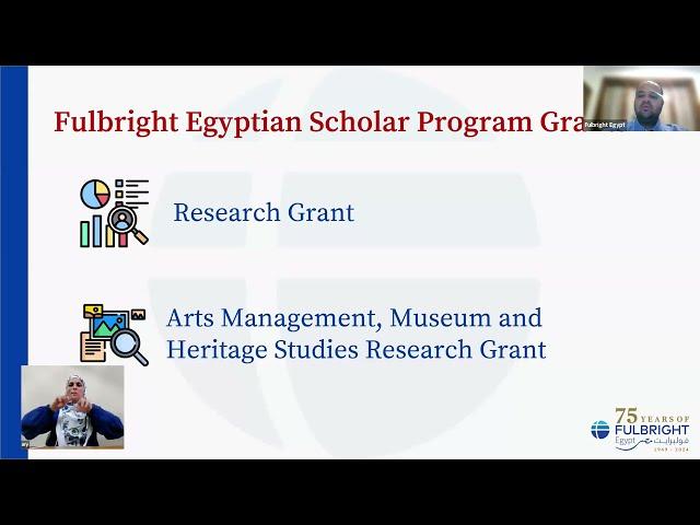 Fulbright Egyptian Scholar Program Information Session