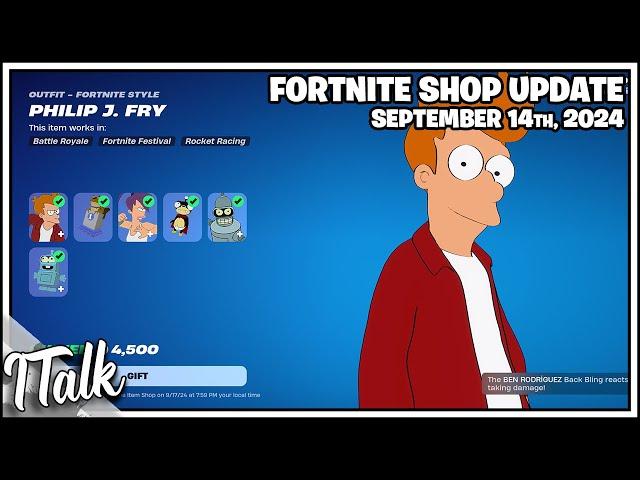 FUTURAMA IS BACK ALREADY! Fortnite Item Shop [September 14th, 2024] (Fortnite Chapter 5)