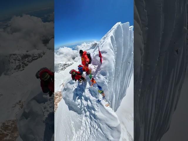 The SUMMIT of Manasulu (8,163m) #nepal #manaslu #himalayas #mountains